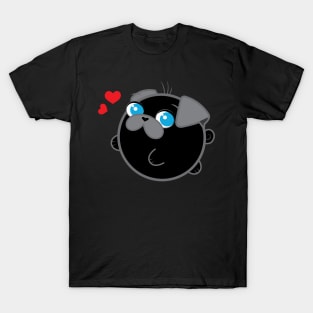 Poopy the Pug Puppy T-Shirt